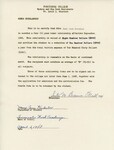 Scholarship Letter, 1948 by Fontbonne University Archives