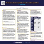 The Impact of Educator Empathetic Mindset on Student Expectations by Julie Demsko