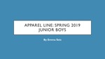 Spring 2019: Junior Boys by Emma Seiz