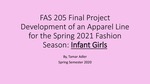 Spring 2021: Infant Girls: Development of an Apparel Line