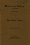 General Education Requirements: Fontbonne Catalog (Opening Session), 1923-1924 by Fontbonne University Archives