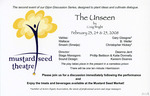 MST Miscellany: The Unseen by Mustard Seed Theatre, Fontbonne University