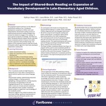 The Impact of Shared-Book Reading on Expansion of Vocabulary Development in Late Elementary Aged Children.