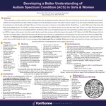 Developing a Better Understanding of Autism Spectrum Condition (ASC) in Girls & Women by Elyssa S. Male