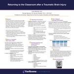 Returning to the Classroom after a Traumatic Brain Injury by Carly McGrath