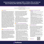 Enhancing Expressive Language Skills in Children Who are Deaf and Hard of Hearing with Alternative Augmentative Communication by Alexis Parkinson