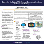 Supporting AAC Users with Complex Communication Needs in Community Settings by Megan Wich