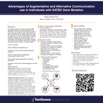 Advantages of Augmentative and Alternative Communication Use in Individuals with SATB2 Gene Mutation by Regan Brisker