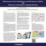 Effectiveness of Core Vocabulary on an AAC Device in Children with Expressive and Receptive Language Disorders