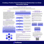 Creating a Positive Parent-Professional Relationship in an Early-Intervention Setting by Camryn Lee