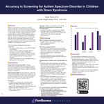 Accuracy in Screening for Autism Spectrum Disorder in Children with Down Syndrome by Molly Tessin