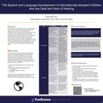 The Speech and Language Development of Internationally Adopted Children Who are Deaf and Hard of Hearing